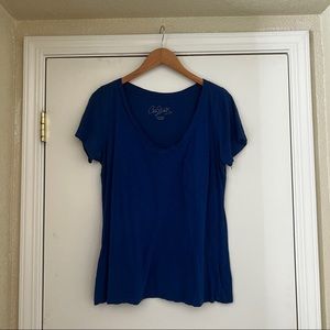Blue shirt sleeve shirt